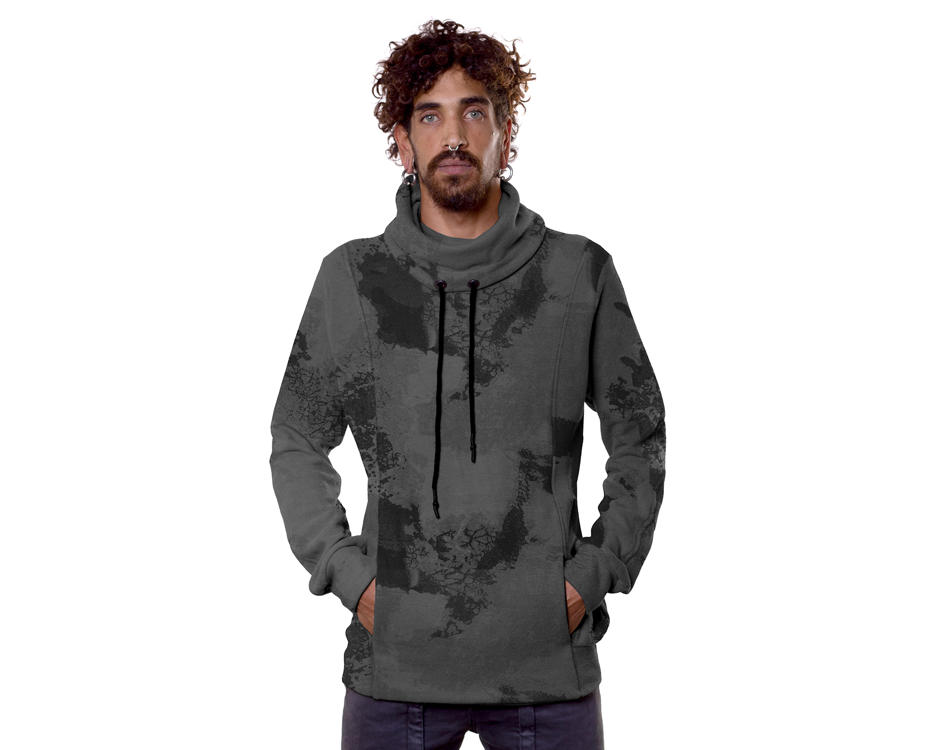 grey sweatshirt hoodie camouflage style